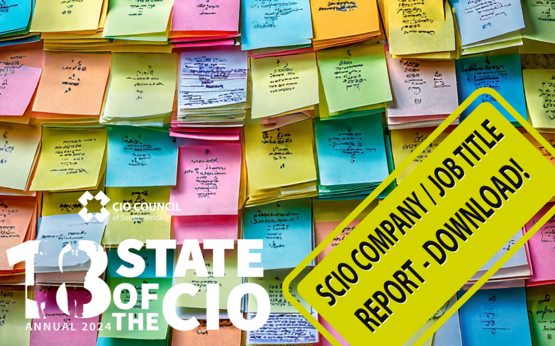 Gain Valuable Isights into The State of the CIO 2024 with Our Company and Job Title Report