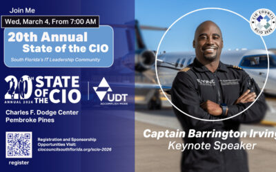 🔵 Captain Barrington Irving Announced as Keynote Speaker for SCIO’26