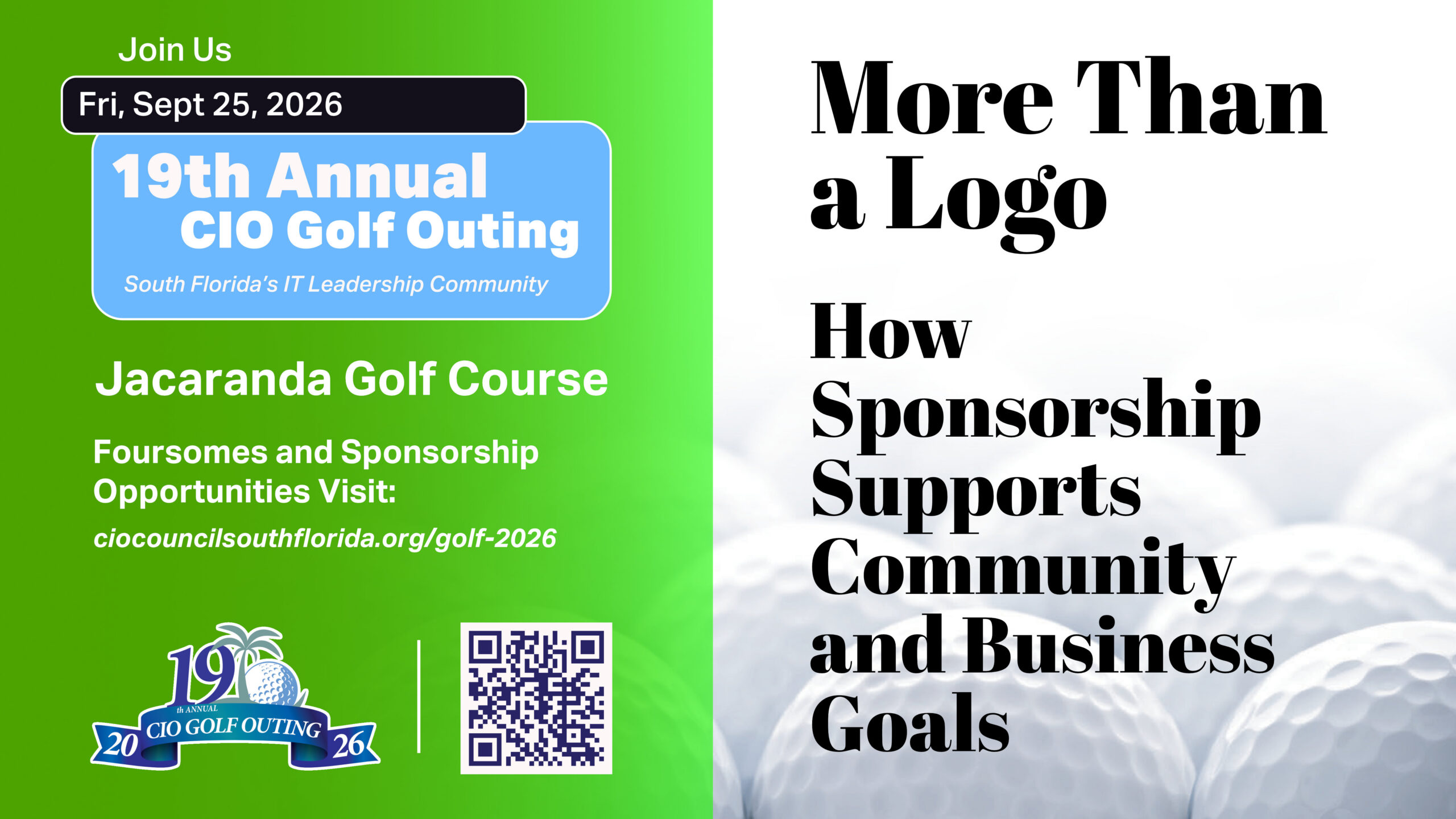 Sponsoring the CIO Golf Outing 2026